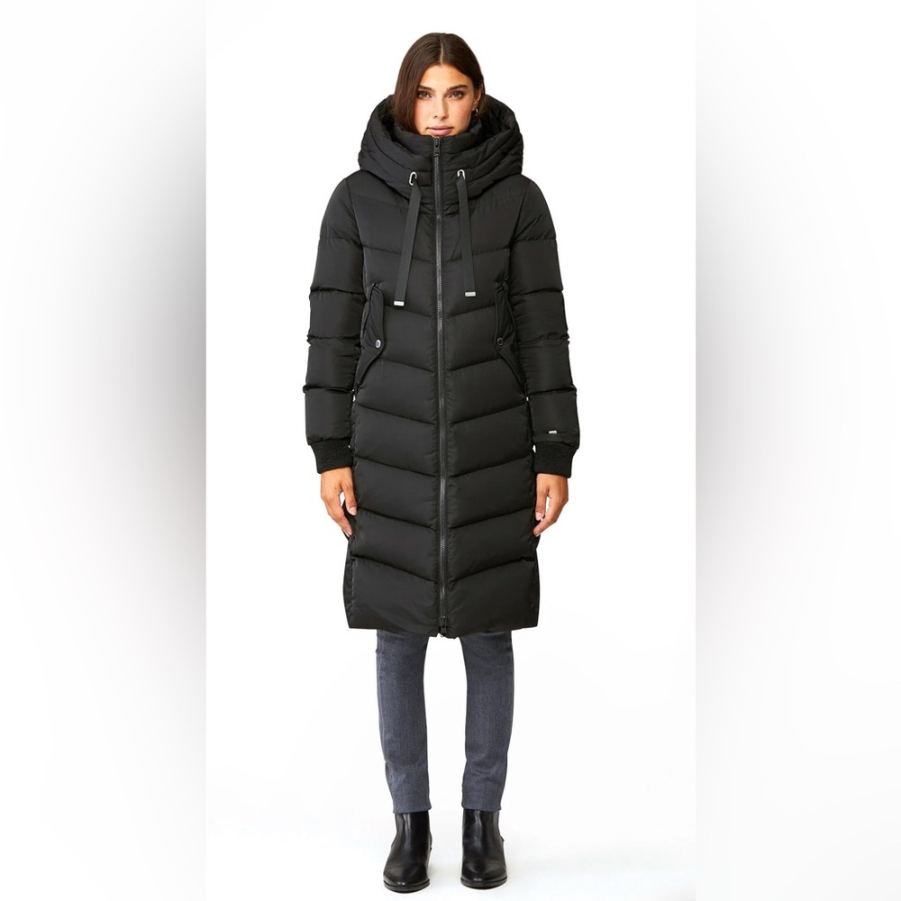SOIA & KYO Rachela Hooded Down Coat